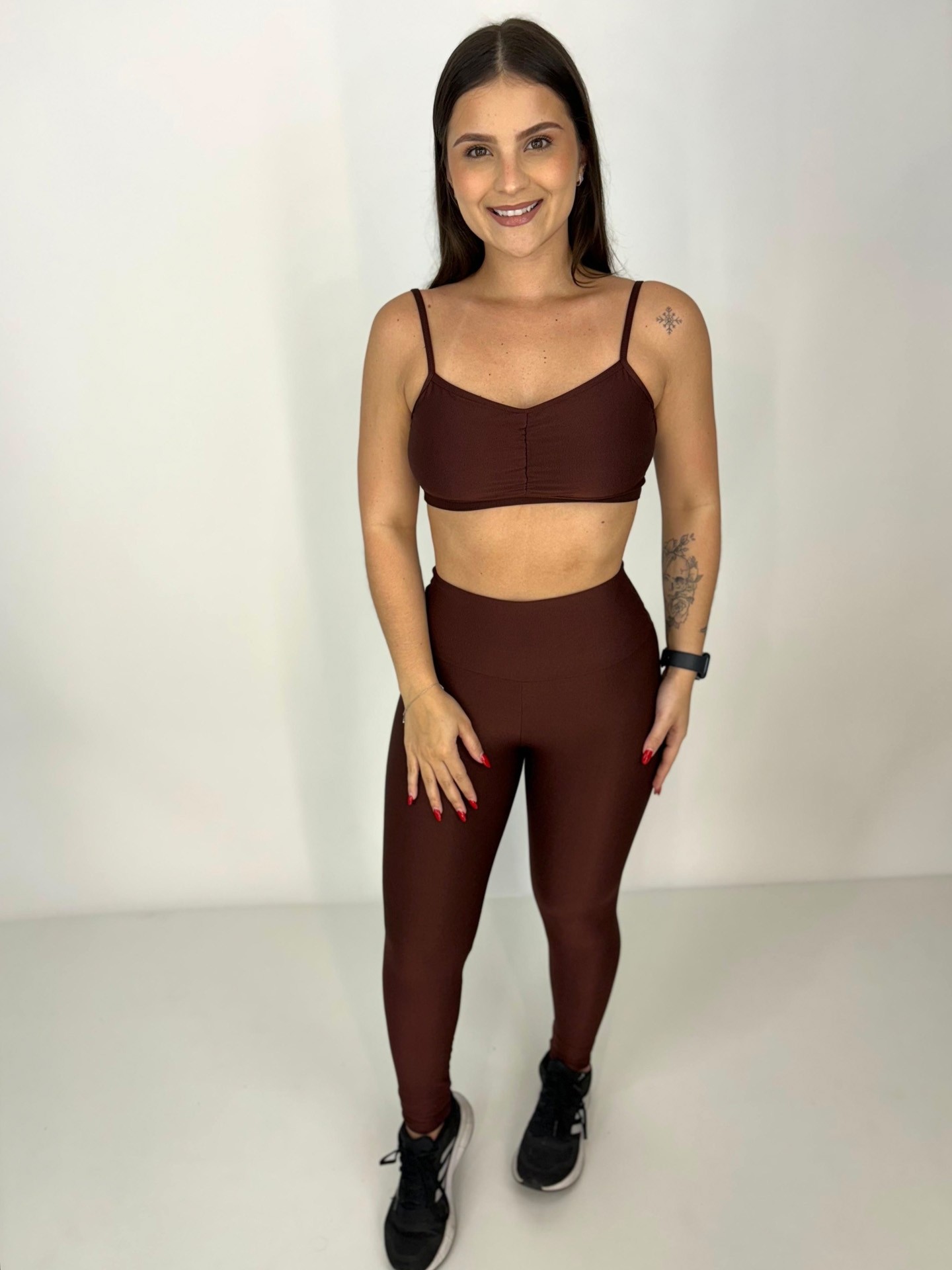 Legging Básica Compressão + Top Carla Nutela