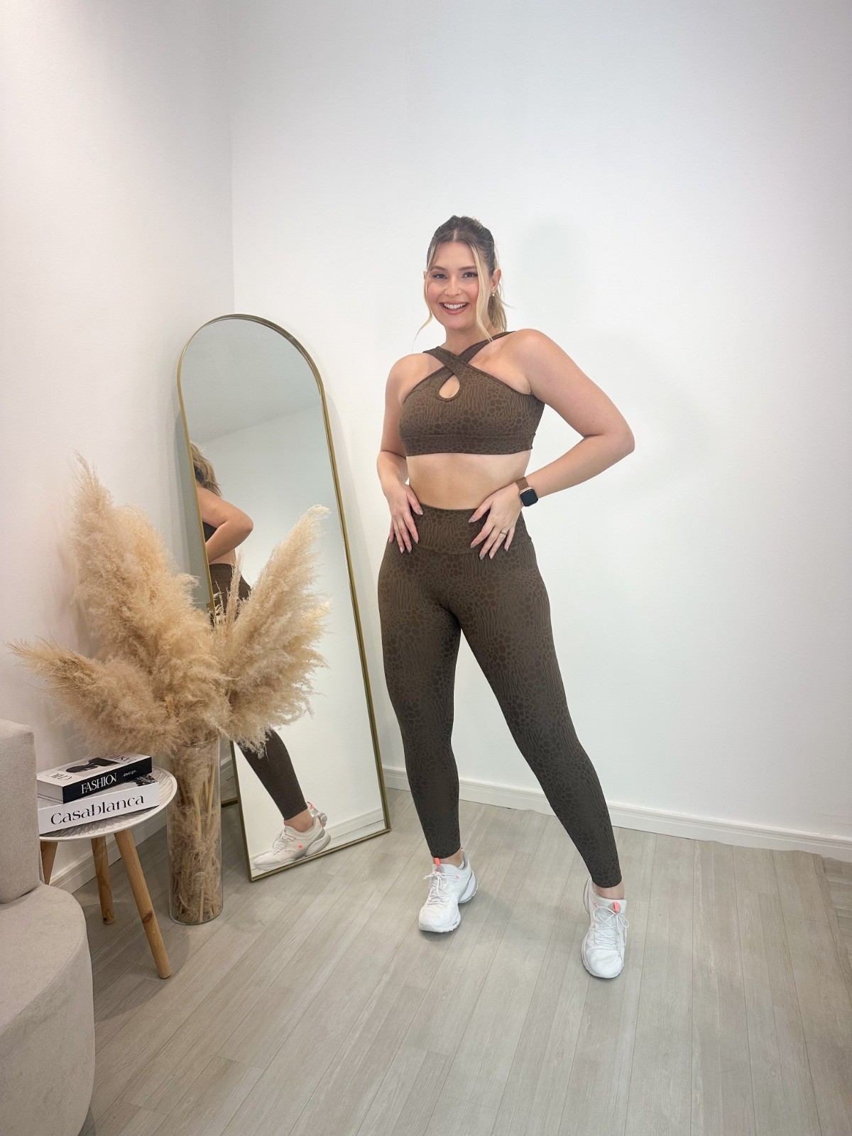 Legging Básica + Top Julia Feline Caramelo